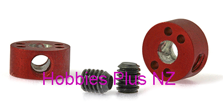 Scaleauto Axle Stopper for 2.38mm Red Anodized Alloy for anglewinder/sidewinder gears  SC-1124R