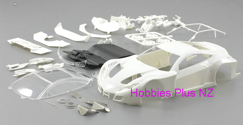 Scaleauto Honda HSV-10 Complete White Body Kit  SC-3603