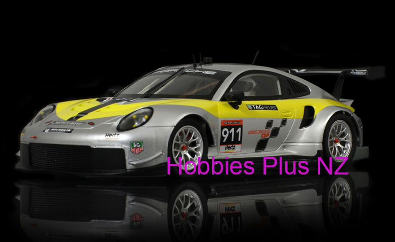 Scaleauto Porsche 911.2 GT3 RSR Cup Version Silver/Yellow  SC-6243C