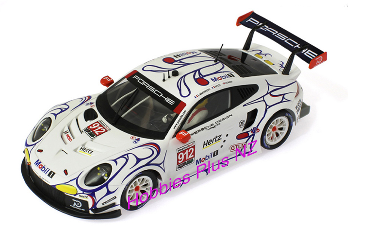 Scaleauto Porsche 911 (991.2) GT3 RSR Petit LeMans 2018 #912 Mobil1 R-Version 2.0  SC-6245R