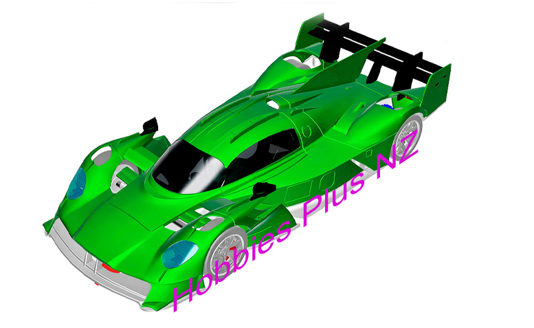 Scaleauto Aston Martin  Valkyrie Hypercar White Racing Kit  SC-6418