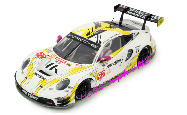 Scaleauto Porsche 911 (992 model) GT3 24h LM2024 Team Manthey #92  SC-6420R